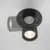 Spot mobil LED, incastrat, telescopic, Maytoni Hidden, 10W, 3000K, 90x97mm, negru