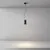 Pendul tip spot, LED, Maytoni Efir, 15W, 3000K, 75x180/1200mm, negru, IP44