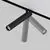 Spot mobil LED, sina magnetica Exility, Maytoni Focus T, 6W, 3000K, 30x225mm, negru