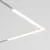 Corp iluminat LED, colt, sina magnetica, Maytoni Basis, 24W, 3000K, 302x302x44mm, alb