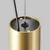 Pendul tip spot, LED, Maytoni Efir, 15W, 3000K, 75x180/1200mm, auriu mat, IP44