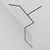 Sina magnetica incastrata, Maytoni Exility, 1ml, rigips 12.5mm, negru