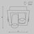 Spot mobil LED, incastrat, Maytoni Magnum, 14W, 3000K, 112x112x88mm, alb