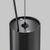 Pendul tip spot, LED, Maytoni Efir, 15W, 3000K, 75x180/1200mm, negru, IP44