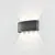 Aplica LED, Mantra Arcs, 8W, 3000K, 170x40x80xmm, gri inchis, IP54, 7813