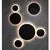 Aplica LED, Mantra Bora Bora, 6W, 2700K, 38x135mm, negru, C0131