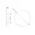 Aplica LED, Mantra Bora Bora, 16W, 2700K, 40x270mm, alb, C0129
