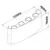 Aplica LED, Mantra Arcs, 8W, 3000K, 170x40x80xmm, gri inchis, IP54, 7813