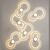 Aplica LED, Mantra Mural, 24W, 3000K, 430x40x260xmm, alb mat, dimabil in trepte, 7840