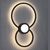 Aplica LED, Mantra Mural, 24W, 3000K, 430x40x260xmm, negru mat, dimabil in trepte, 7841