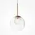 Pendul, Maytoni Basic Form, 1XG9, ambra-auriu, MOD521PL-01G3