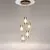 Pendul, LED, Maytoni Drop, 80W, 3000K, auriu-coniac, MOD273PL-L80G3K
