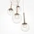 Pendul, Maytoni Basic Form, 5XG9, ambra-auriu, MOD521PL-05G