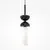 Pendul, Maytoni Kyoto, 1xG9, alb-negru, MOD178PL-01B