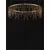 Pendul modern LED Nova Luce Stellar, 26W, auriu, dimabil