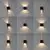 Aplica LED, Mantra Davos Xl, 20W, 2700K, 150x100x150mm, alb nisipiu, IP65, dimabil 3 trepte, 8610