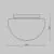 Plafoniera, Maytoni Glassy, 1XE27, alb-auriu, MOD270CL-01G