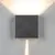 Aplica LED, Mantra Davos Xl, 20W, 2700K, 150x100x150mm, gri inchis, IP65, dimabil 3 trepte, 8609