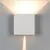 Aplica LED, Mantra Davos Xl, 20W, 2700K, 150x100x150mm, alb nisipiu, IP65, dimabil 3 trepte, 8610