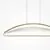 Pendul LED Maytoni Breeze, 34W, 3000K, 2040 lumeni, Hmax 3250 mm, L1030 mm, alama, IP20