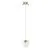 Pendul LED, Mantra Kilda, 10W, 3000K, 2500+90+44x90mm, auriu, 8437
