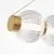 Pendul, LED, Maytoni Amulet, 22W, 3000K, auriu, MOD555PL-L18G3K