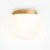 Plafoniera, Maytoni Glassy, 1XE27, alb-auriu, MOD270CL-01G