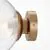 Aplica, Maytoni Basic Form, 1XG9, ambra-auriu, MOD521WL-01G3