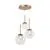 Pendul, Maytoni Basic Form, 3XG9, ambra-auriu, MOD521PL-03G