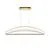 Pendul LED Maytoni Breeze, 34W, 3000K, 2040 lumeni, Hmax 3250 mm, L1030 mm, alama, IP20