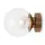 Aplica, Maytoni Basic Form, 1XG9, ambra-auriu, MOD521WL-01G1