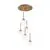Pendul, Maytoni Basic Form, 5XG9, ambra-auriu, MOD521PL-05G