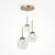 Pendul, Maytoni Basic Form, 3XG9, ambra-auriu, MOD521PL-03G