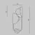Aplica, Maytoni Tropic, 2XG9, alb mat-auriu, MOD164WL-02BS1