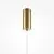 Pendul, LED, Maytoni Halo, 15W, 2600-3500K, auriu, MOD246PL-L24BSK1