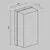 Aplica, LED, Maytoni Badd, 10W, 3000K, 100x70x200mm, alb-grafit, IP54, O454WL-L10GF3K