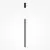 Pendul LED Maytoni Pro Extra, 6W, 4000K, 500 lumeni, unghi lumina 24°, D30/60 mm, H800/max. 3920 mm, negru