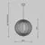 Pendul, Maytoni Roots, 1XE27, bej-negru, MOD197PL-01W1
