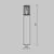 Stalp mediu cu senzor, Maytoni Barrel, 1XE27, 750x120mm, grafit, IP54, O453FL-01GF