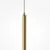 Pendul, LED, Maytoni Halo, 15W, 2600-3500K, auriu, MOD246PL-L24BSK1