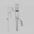 Stalp tip tarus, Maytoni Glide, 1XG9, 460x40mm, grafit, IP54, O437FL-01GF1