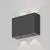 Aplica, LED, Maytoni Show, 4W, 3000K, 120x40x80mm, grafit, IP54, O433WL-L4GF3K