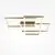 Plafoniera LED Maytoni Rida, 78W, 2600-3500K, 4300 lumeni, L78 cm, auriu