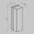 Aplica, Maytoni Conf, 1XE27, 86x86x256mm, grafit, IP54, O450WL-01GF