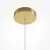 Pendul, LED, Maytoni Radiance, 80W, 3000K, auriu, MOD278PL-L86G3K
