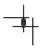 Aplica, LED, Maytoni Halo, 24W, 3000-4000K, negru, MOD248WL-L24BK