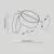 Aplica, LED, Maytoni Nuance, 4W, 3000K, auriu-negru, MOD180WL-L4B3K
