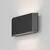 Aplica, LED, Maytoni Pull, 8W, 3000K, 205x60x110mm, grafit, IP54, O412WL-L8GF3K
