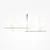 Pendul, LED, Maytoni Radiance, 80W, 3000K, auriu, MOD278PL-L86G3K1