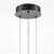 Pendul, LED, Maytoni Halo, 40W, 3000-4000K, negru, MOD247PL-L49BK